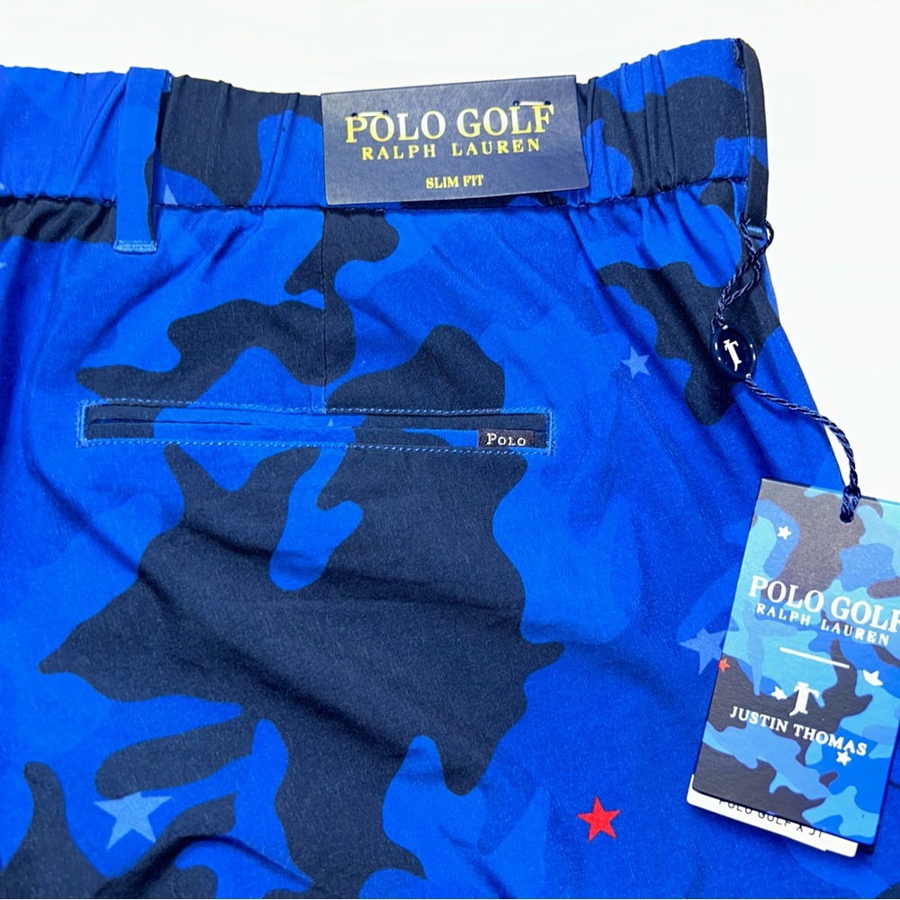 Polo Golf Ralph Lauren x Justin Thomas blue camo pants NWT size 35X30 - Picture 6 of 7